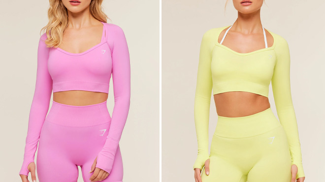 Gymshark Womens Vital Sweetheart Neck Crop Top Gymshark Womens Vital Sweetheart Neck Crop Top