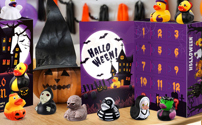 Halloween Advent Calendar 2026 Horror Rubber Ducks on the Table Halloween Advent Calendar 2026 Horror Rubber Ducks on the Table