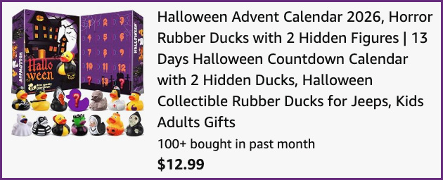 Halloween Advent Calendar at Checkout Halloween Advent Calendar at Checkout