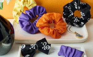 Halloween Scrunchies featuring Bernatex Fabric
