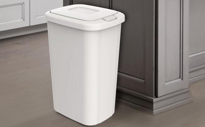 Hefty 13 3 gal Touch Lid Trash Can 2 Pack