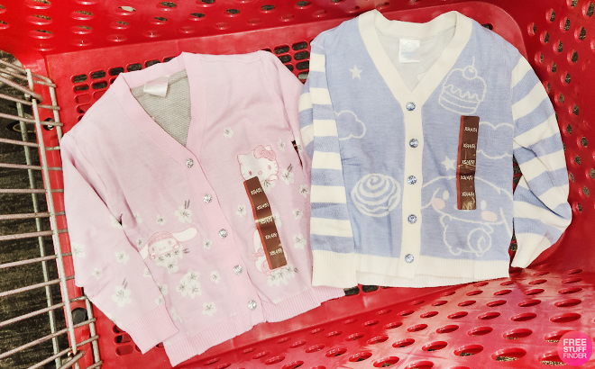 Hello Kitty and Cinnamoroll Cardigans Hello Kitty and Cinnamoroll Cardigans
