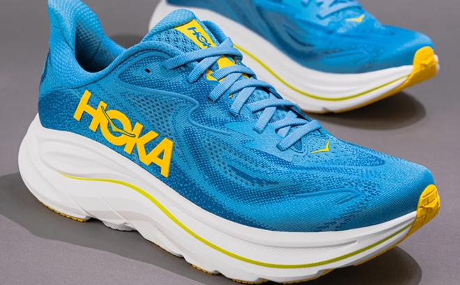 Hoka Clifton 10 Shoes in Apline Blue