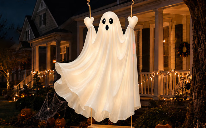Hopoco Halloween Hanging Ghost Decor Outside