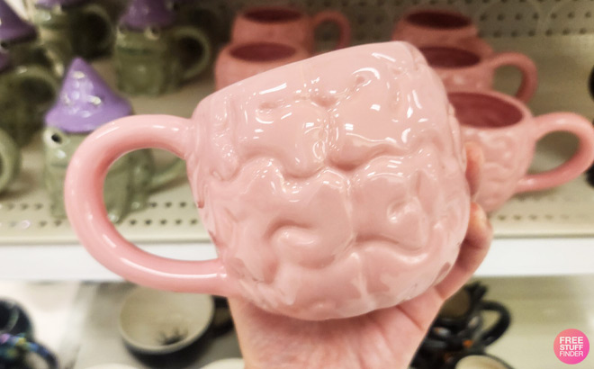 Hyde and EEK Earthenware Brain Figural Mug
