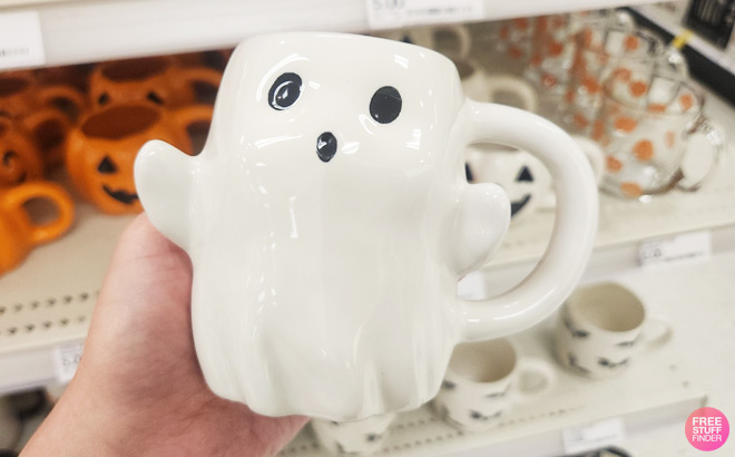 Hyde and EEK Stoneware Mini Ghost Mug