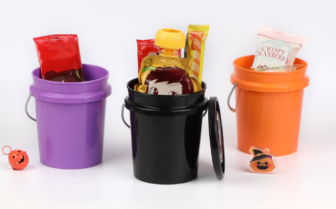 Hyper Tough 0 4 Quart Purple Mini Bucket with Lid