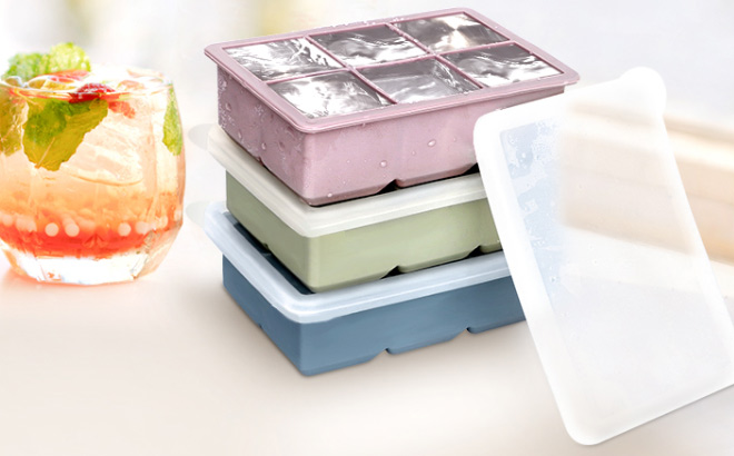 Ice Cube Trays 3‑Pack