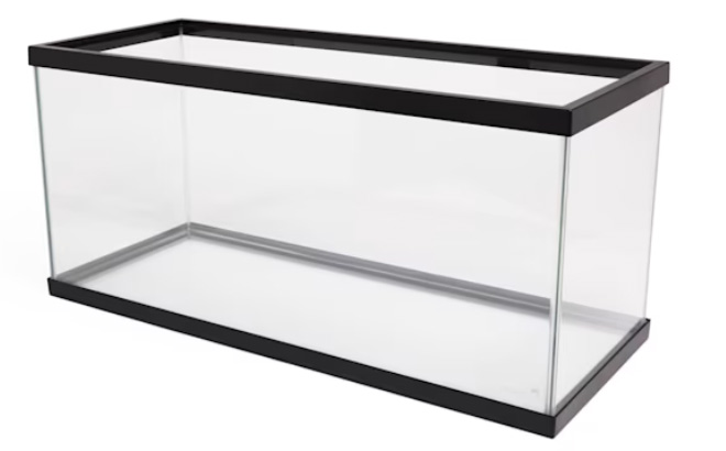Imagitarium Long Open Glass Aquarium Tank 20 Gallon