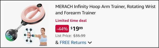 Infinity Hoop Arm Trainer Checkout Infinity Hoop Arm Trainer Checkout