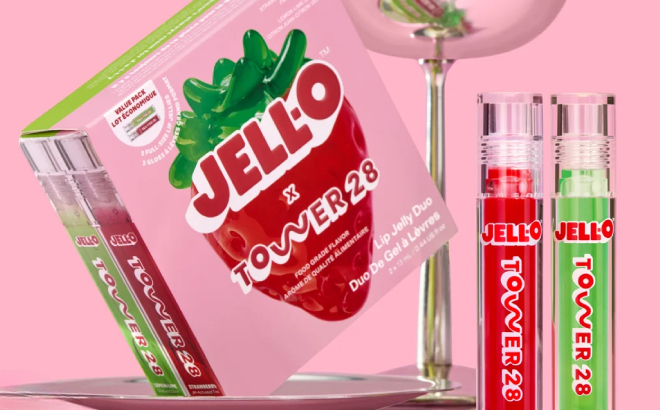Jell O x Tower 28 Lip Jelly Lip Gloss Gift Set Jell O x Tower 28 Lip Jelly Lip Gloss Gift Set