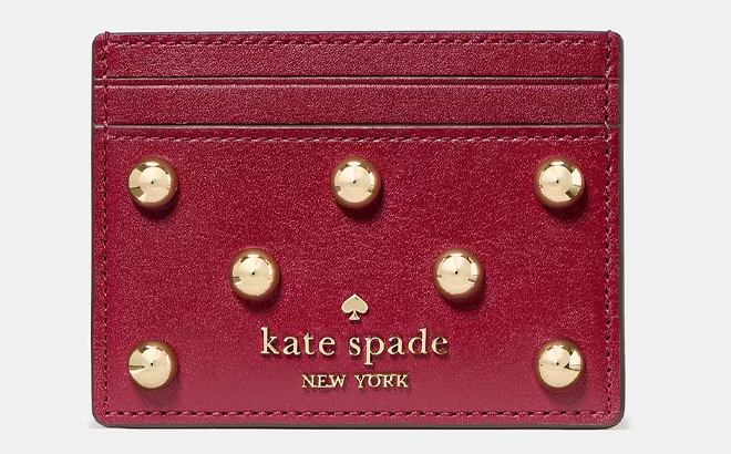 Kate Spade Studded Small Slim Card Holder Kate Spade Studded Small Slim Card Holder