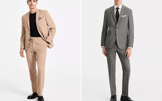 Kenneth Cole Reaction Mens Slim Fit 2 Piece Suit Kenneth Cole Reaction Mens Slim Fit 2 Piece Suit