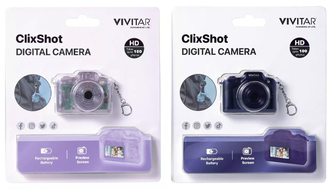 Keychain Vivitar SnapShot Digital Cameras