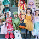 Kids Wearing HAlloween Costumes