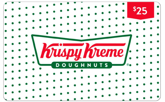 Krispy Kreme Doughnuts 25 eGift Card Krispy Kreme Doughnuts 25 eGift Card