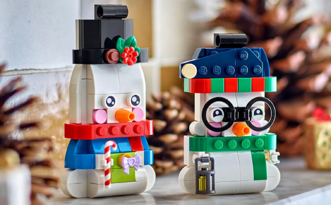 LEGO Snowman Ornaments LEGO Snowman Ornaments
