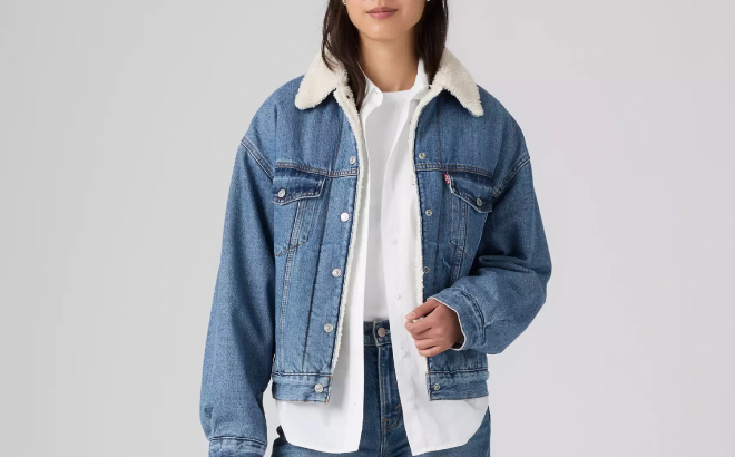 Levis 90s Sherpa Trucker Jacket Levis 90s Sherpa Trucker Jacket