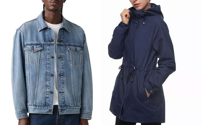 Levis Mens Relaxed Fit Trucker Jacket