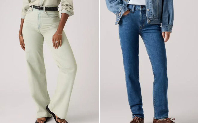 Levis Ribcage Wide Leg Womens Jeans Levis Ribcage Wide Leg Womens Jeans