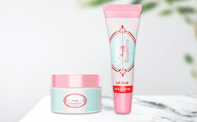 Lip Smacker 2 Piece Raspberry Chocolate Lip Care Gift Set
