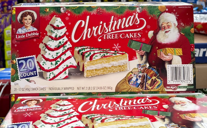 Little Debbie Christmas Tree Cakes 20 Count