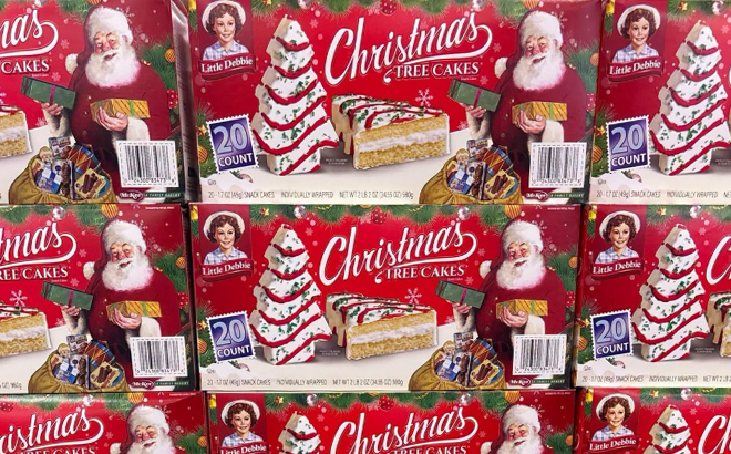 Little Debbie Christmas Tree Cakes at Sams Club