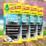 Little Trees Car Air Freshener 16 Count on the Table