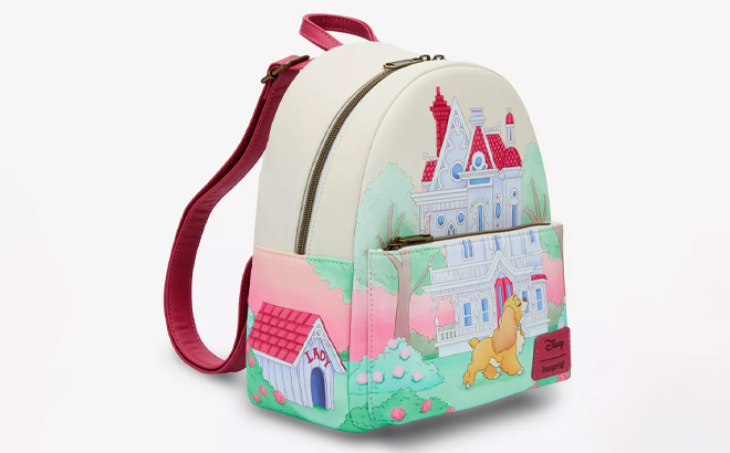 Loungefly Disney Lady And The Tramp House Mini Backpack