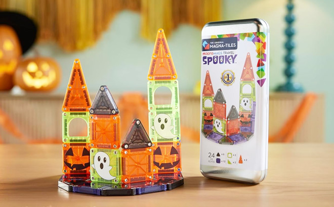 MAGNA TILES microMAGS 24 Piece Spooky Travel Set MAGNA TILES microMAGS 24 Piece Spooky Travel Set