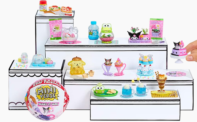 MGAs Miniverse Hello Kitty Mini Collectibles 2 Pack MGAs Miniverse Hello Kitty Mini Collectibles 2 Pack