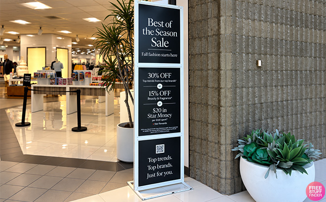 Macys Best of the Season Sale Store Front