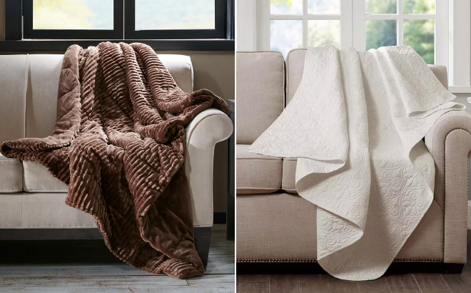 Madison Park Parker Plush Down Alternative Throw Madison Park Parker Plush Down Alternative Throw