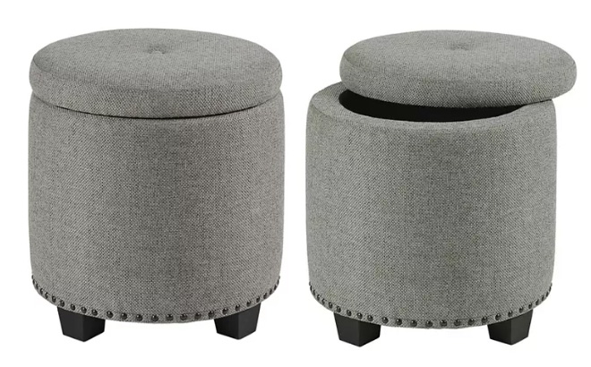 Madison Park Storage Ottoman