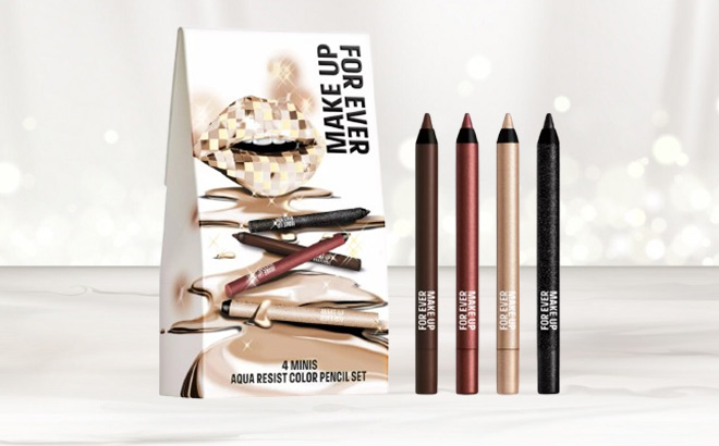 Make Up For Ever 4 Piece Mini Aqua Resist Waterproof Eyeliner Kit Make Up For Ever 4 Piece Mini Aqua Resist Waterproof Eyeliner Kit