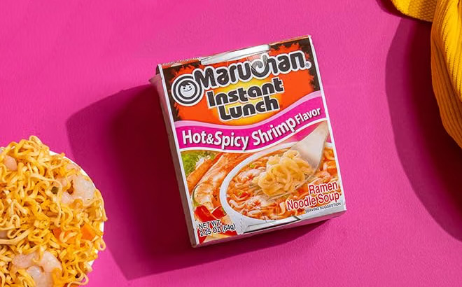 Maruchan Hot and Spicy Shrimp Ramen Noodles Maruchan Hot and Spicy Shrimp Ramen Noodles