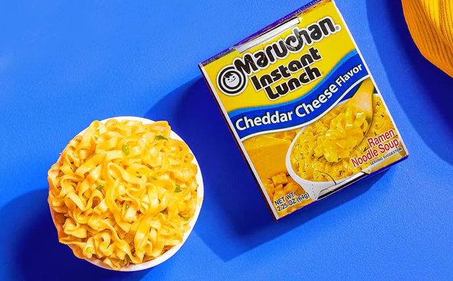 Maruchan Instant Lunch Ramen Noodles in Cheddar Cheese Flavor Maruchan Instant Lunch Ramen Noodles in Cheddar Cheese Flavor