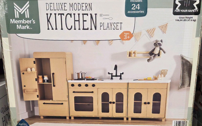 Members Mark Deluxe Modern Kitchen Playset Members Mark Deluxe Modern Kitchen Playset