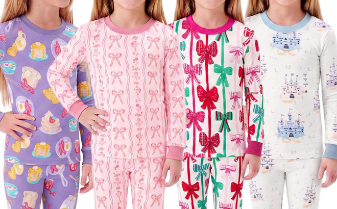 Members Mark DreamMark Girls 2 Piece Pajama Set Members Mark DreamMark Girls 2 Piece Pajama Set