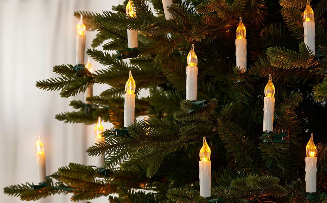 Members Mark Flickering LED Candlestick Lights