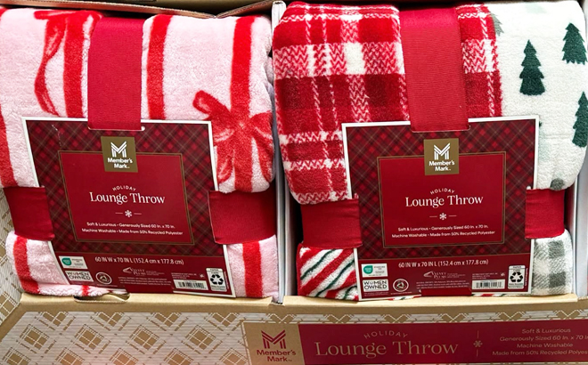 Members Mark Holiday Throw