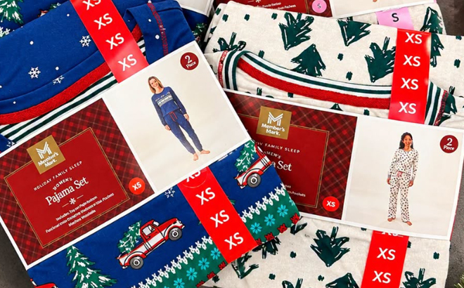 Members Mark Womens Matching Family Christmas Pajamas