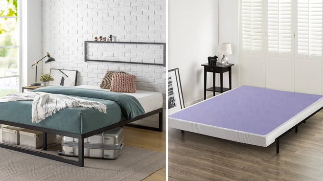 Metal Platform Bed Frame and Mattress Foundation Metal Platform Bed Frame and Mattress Foundation