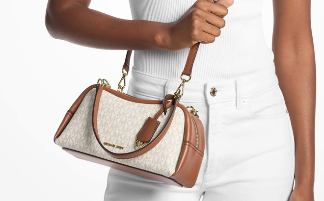 Michael Kors Cecily Small Signature Logo Shoulder Bag Michael Kors Cecily Small Signature Logo Shoulder Bag