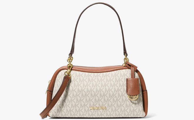 Michael Kors Cecily Small Signature Logo Shoulder Bags Michael Kors Cecily Small Signature Logo Shoulder Bags