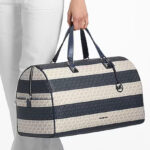 Michael Kors Grayson Extra Large Striped Weekender Bag