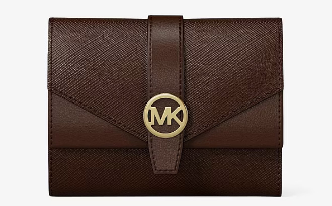 Michael Kors Greenwich Medium Saffiano Leather Trifold Wallet 1 Michael Kors Greenwich Medium Saffiano Leather Trifold Wallet 1