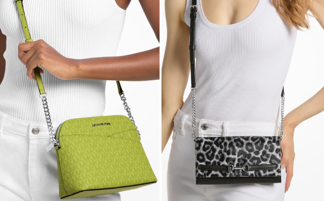 Michael Kors Jet Set Travel Medium Logo Dome Crossbody Bag Michael Kors Jet Set Travel Medium Logo Dome Crossbody Bag