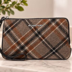 Michael Kors Jet Set Travel Plaid Print Wool