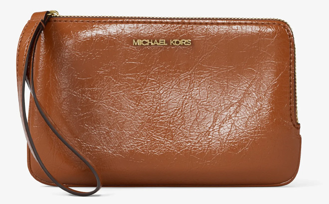 Michael Kors Jet Set Travel Small Crackled Wristlet 1 Michael Kors Jet Set Travel Small Crackled Wristlet 1